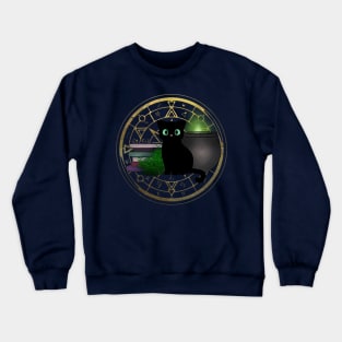 Black Cat Crewneck Sweatshirt